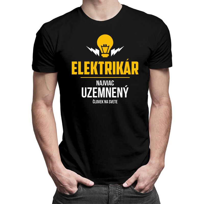 E-shop Garibald Elektrikár - najviac uzemnený človek na svete - Pánske
