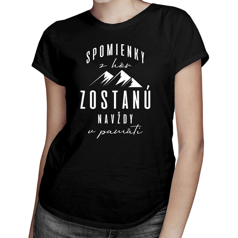 E-shop Garibald Spomienky z hôr zostanú navždy v pamäti - Dámske tričko
