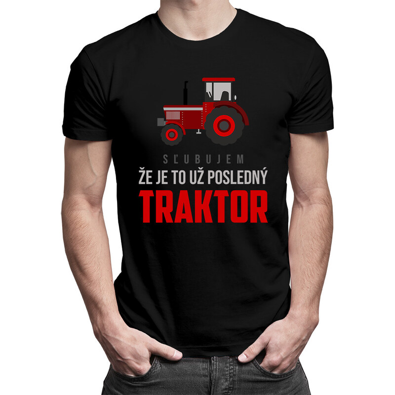 E-shop Garibald Sľubujem, že je to už posledný traktor - pánske tričko