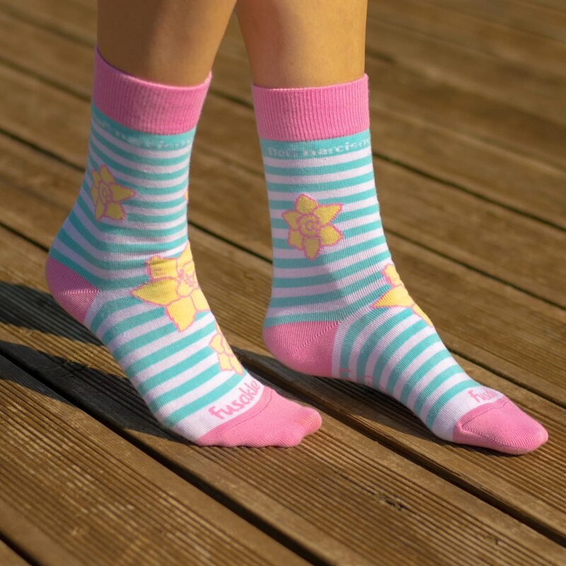 Fusakle Ponožky Liga proti rakovine Narcis