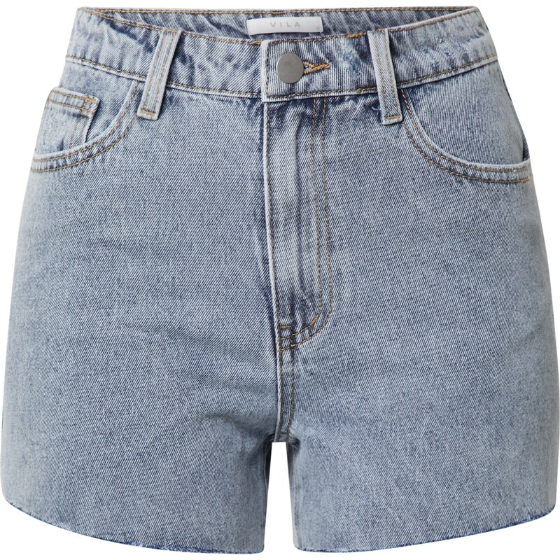 VILA Džínsy KAKIA nebesky modrá / modrá denim / koralová / 58421036