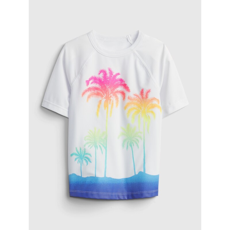 GAP Childrens Swimwear Top Graphic Crew - Boys 66248758