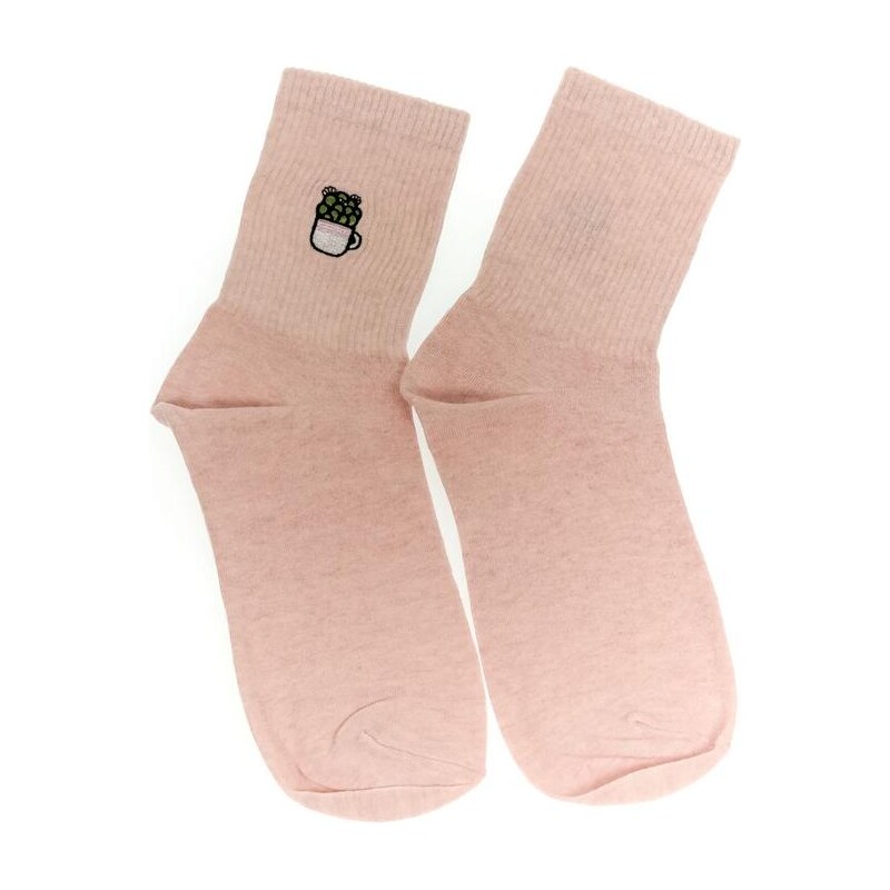 AURA.VIA Dámske ružové ponožky LORNA 24794471