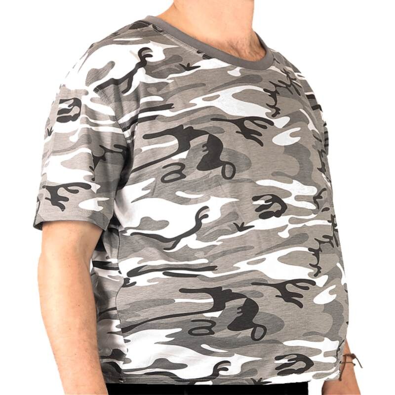 Maskáčové tričko nadmerná veľkosť Metro Urban 24810346