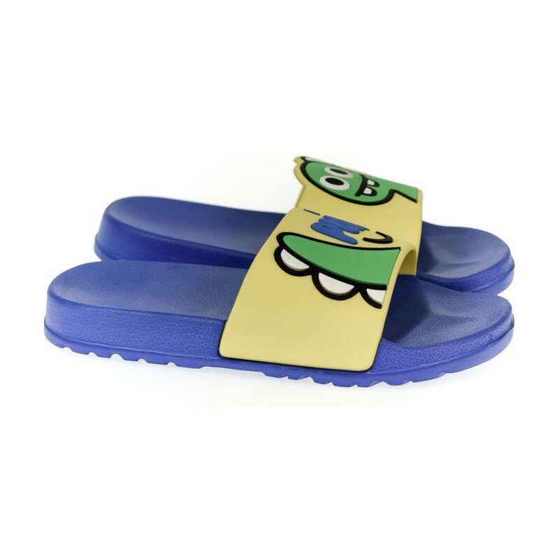 JOHN-C Detské žlto-modré šľapky PLAY 24810812