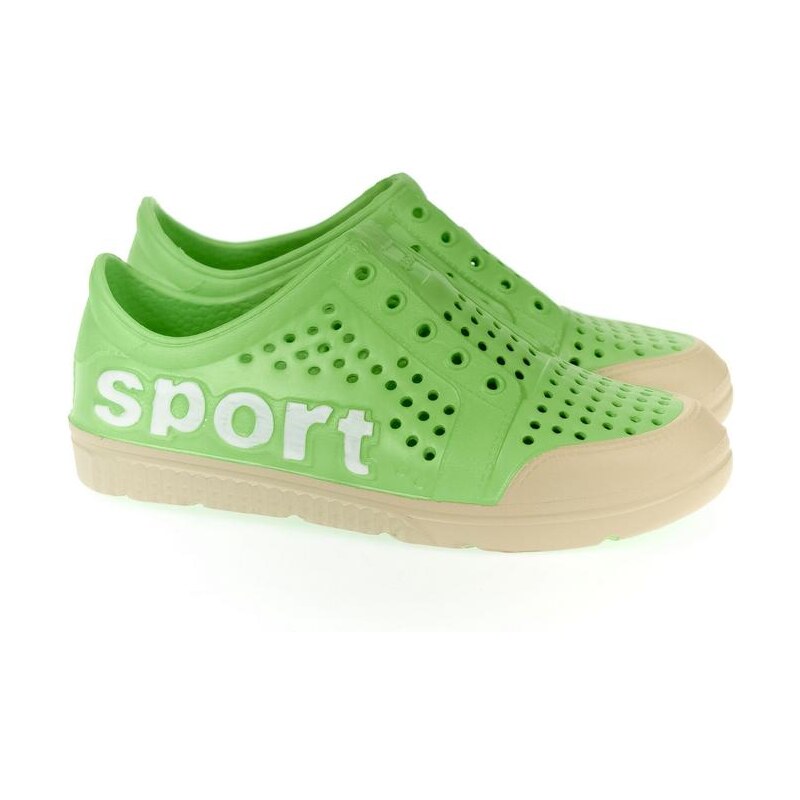 JOHN-C Detské zelené crocsy SPORT 24810825