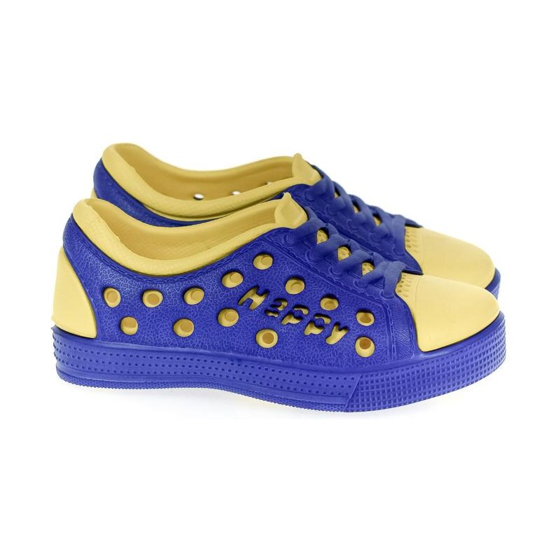 JOHN-C Detské žlto-modré crocsy HAPPY 24810820