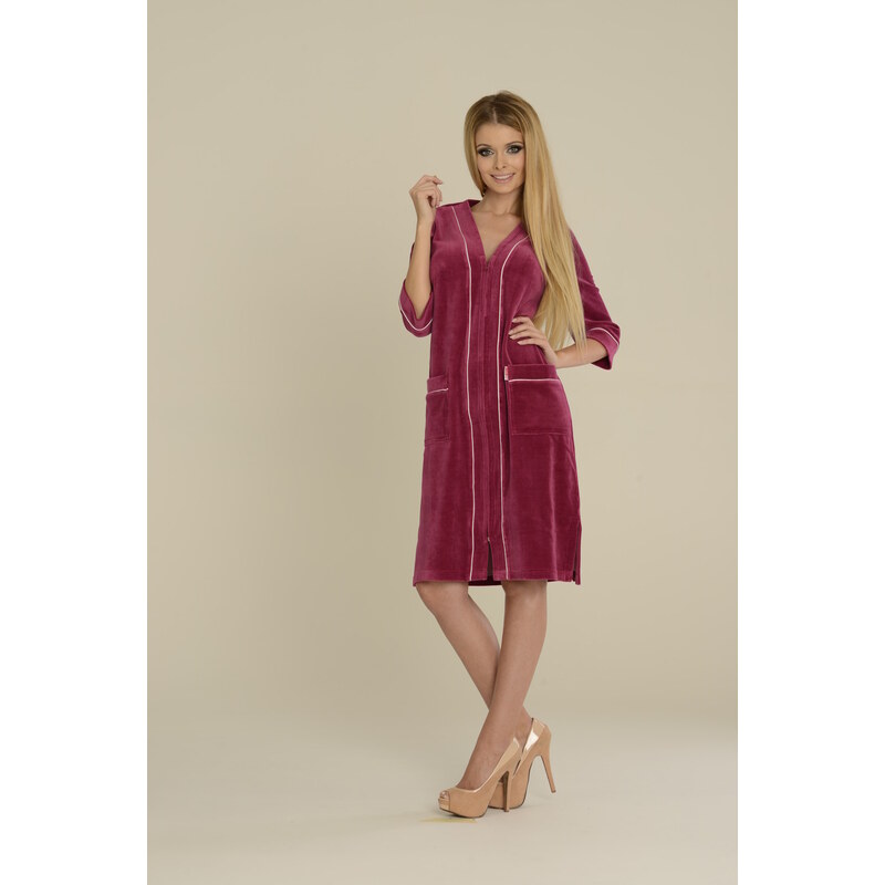 Dámsky župan z velúru 974 - DE LAFENSE 35636369