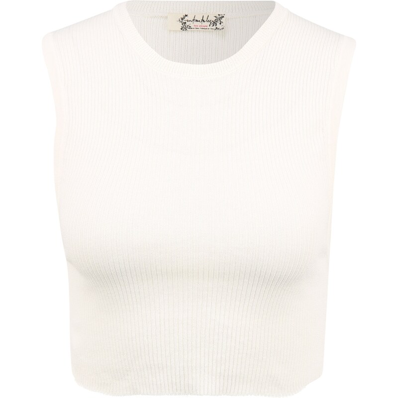 Free People Top MUSCLE UP béžová 57279790