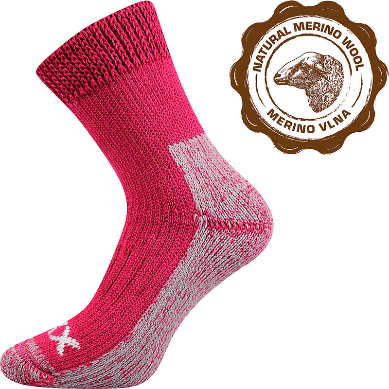 ALPIN zimné vlnené merino termo ponožky VoXX Fuchsia 35-38 1 pár 26458922