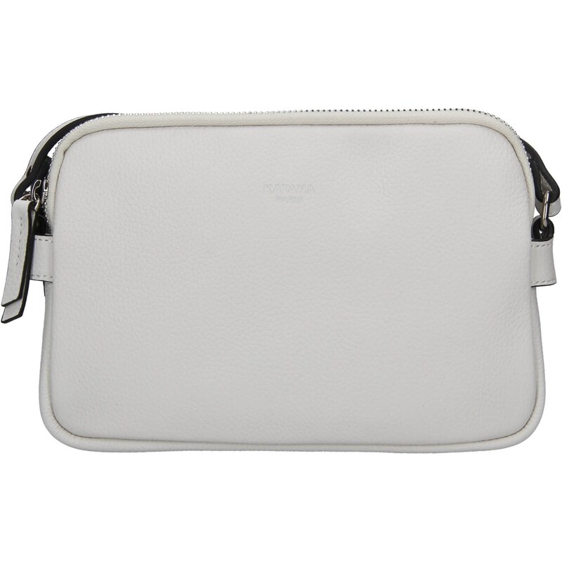 Kožená dámska crosbody kabelka Katana Francia - biela 24847334