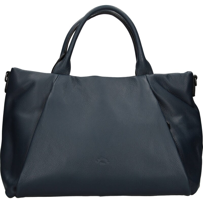 Elegantná dámska kožená kabelka Katana Stella - tmavo modrá 24847344