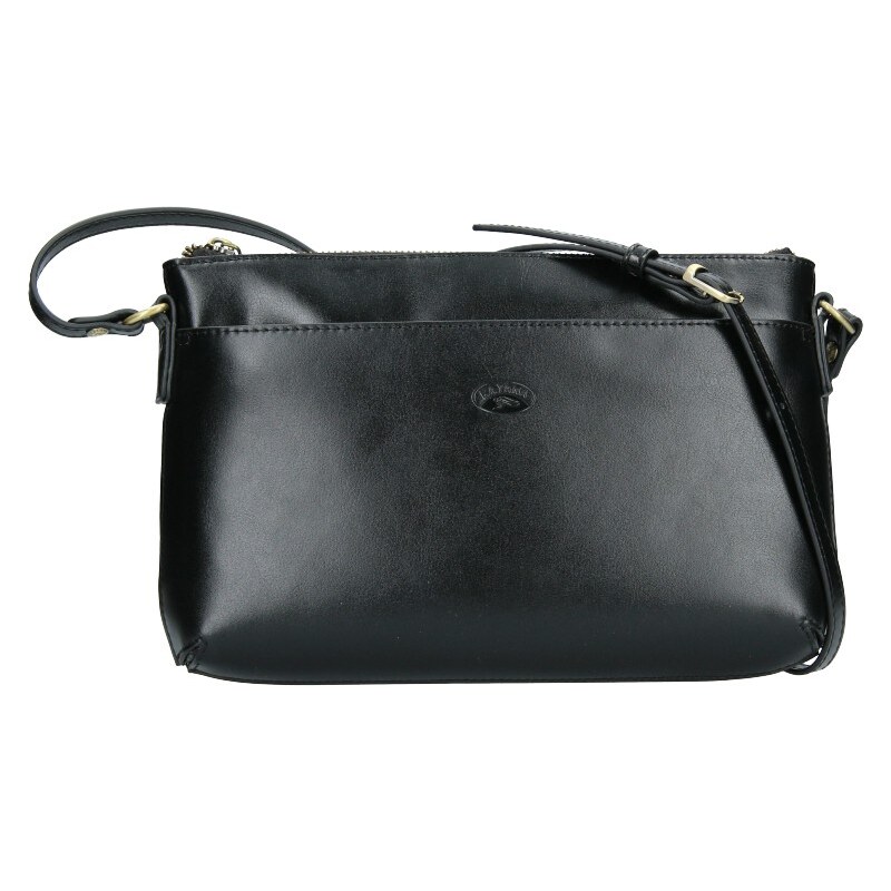 Kožená dámska crosbody kabelka Katana Ednna - čierna 24847378