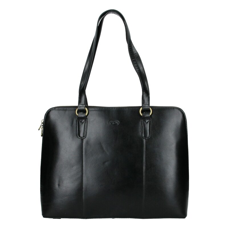 Katana Elegantná dámska kožená kabelka Katan Apolens - čierna 24847415