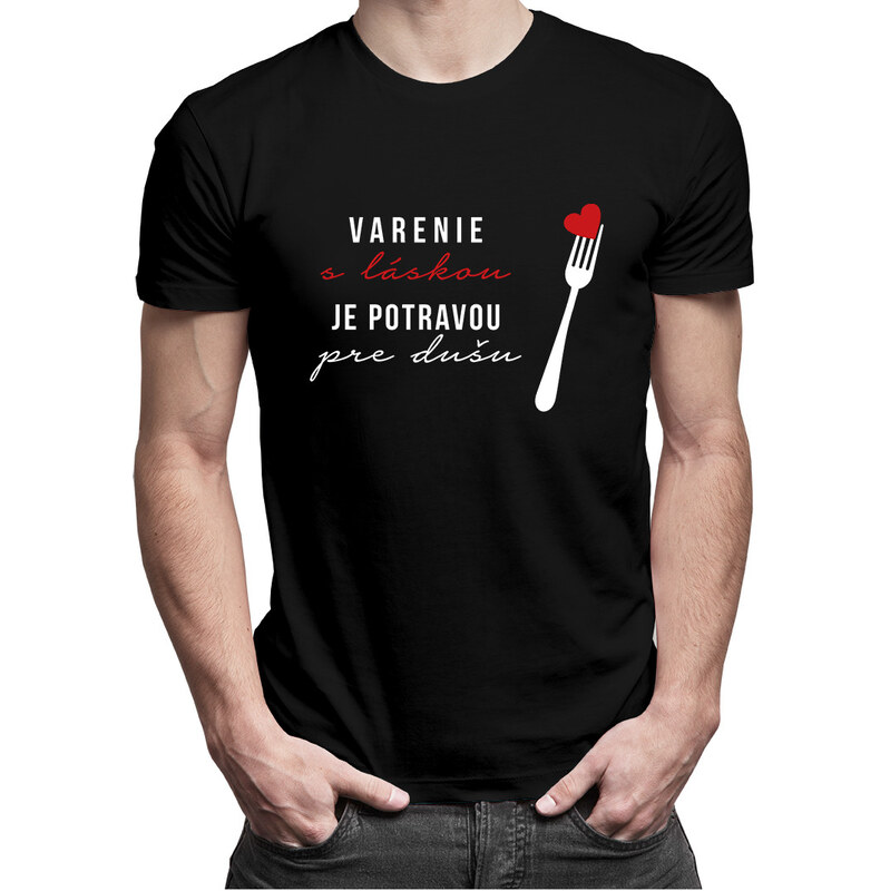 E-shop Garibald Varenie s láskou je potravou pre dušu - Pánske tričko s