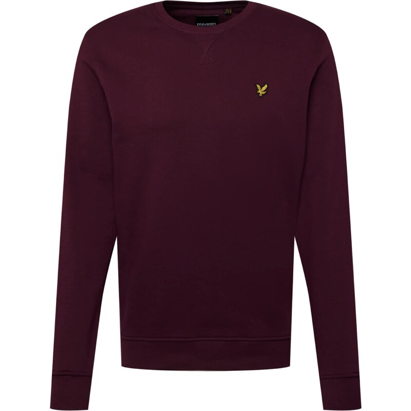Lyle & Scott Mikina žltá / burgundská / čierna 25329032