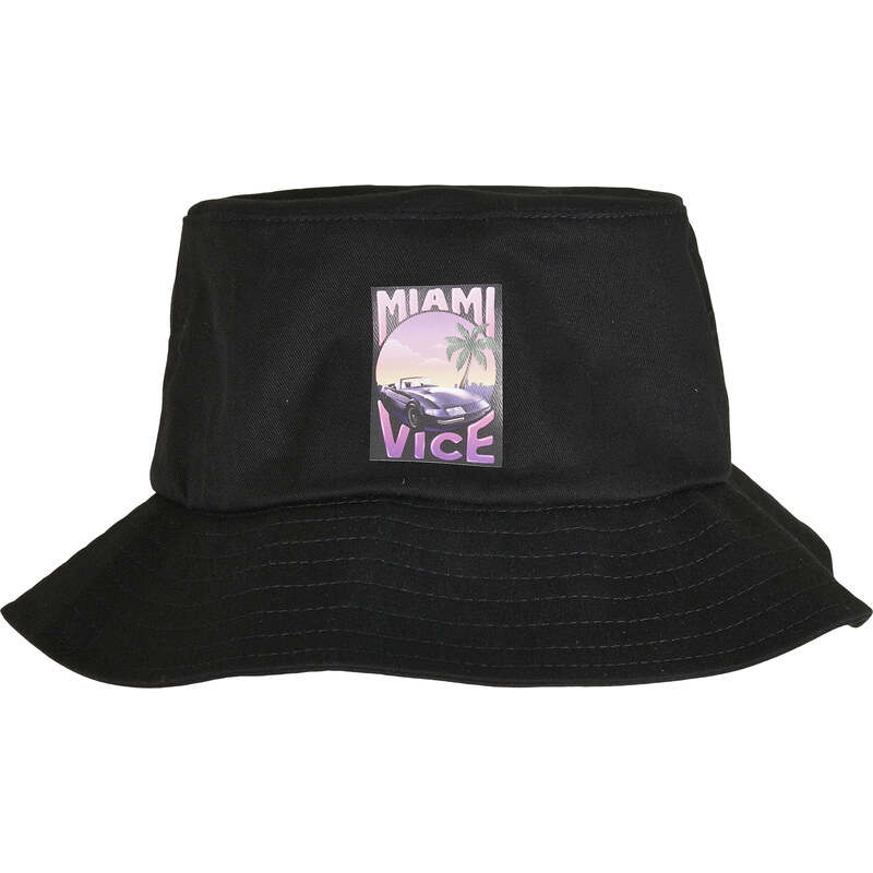 Merchcode Miami Vice Print Bucket Hat Black 58233176