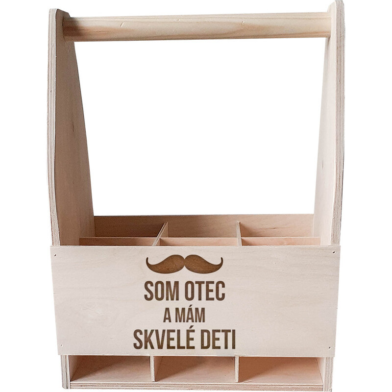 E-shop Garibald Som otec a mám skvelé deti - drevený nosič