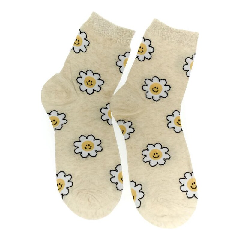 AURA.VIA Dámske béžové ponožky LETTY 24932489