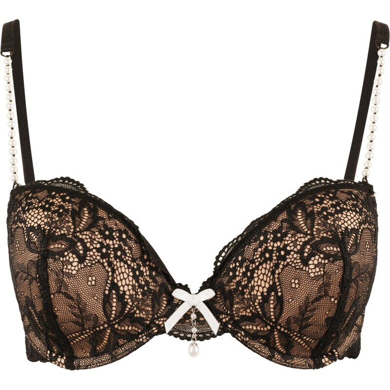 LASCANA Podprsenka krémová / čierna 54220675