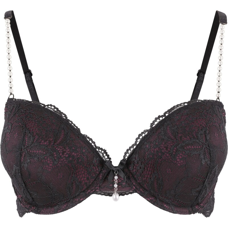 LASCANA Podprsenka farba lesného ovocia / čierna 54220721