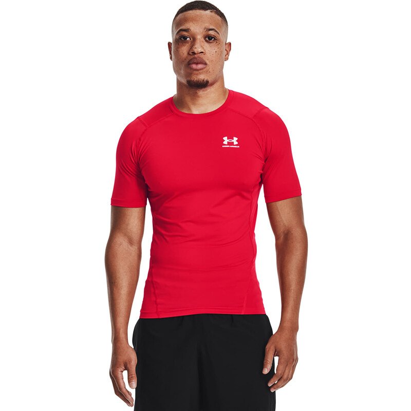 Tričko Under Armour Hg Armour Comp SS Red/ White XL 54959295