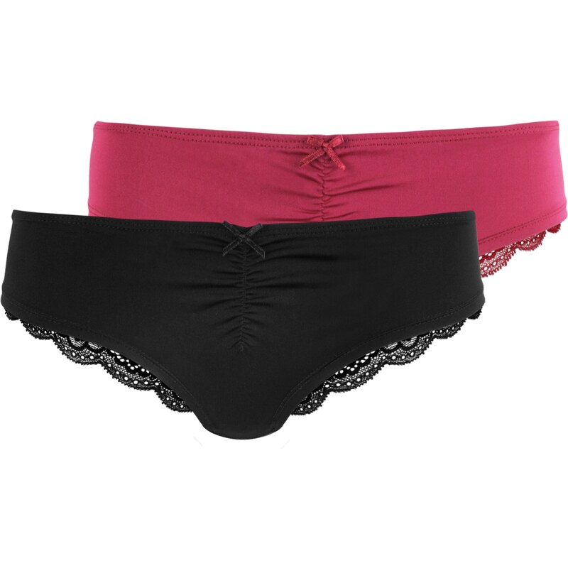 LASCANA Tangá červená / čierna 13272820