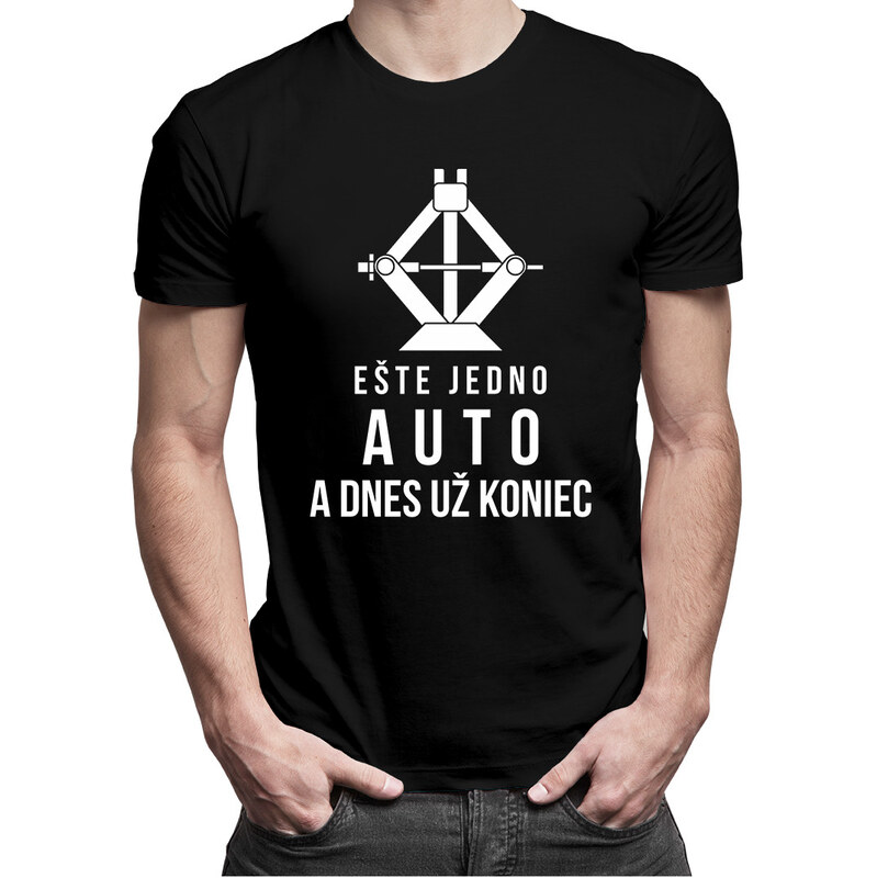 E-shop Garibald Ešte jedno auto a dnes už koniec - Pánske tričko s