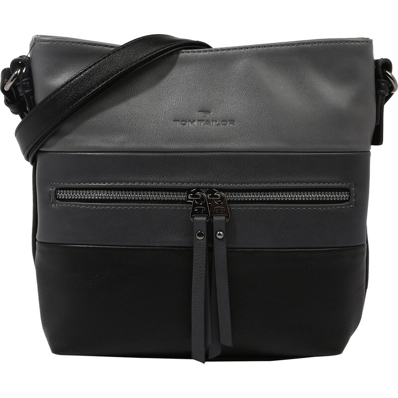 TOM TAILOR Taška cez rameno Ellen modrosivá / sivá / čierna 62224233