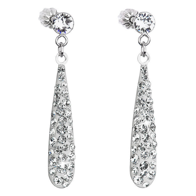 Evolution Group Prekrásne náušnice s kryštálmi 31163.1 krystal 66589669