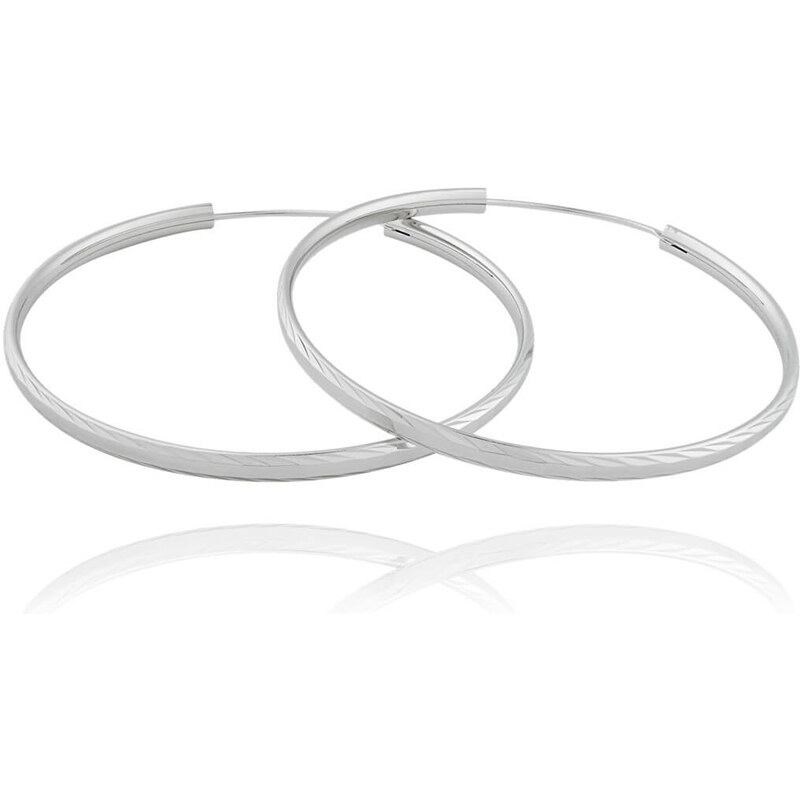 JVD Strieborné náušnice kruhy SVLE0217XD500 2,5 cm 66579405