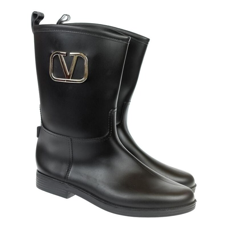 JOHN-C Dámske čierne gumáky VERANDI 25082574