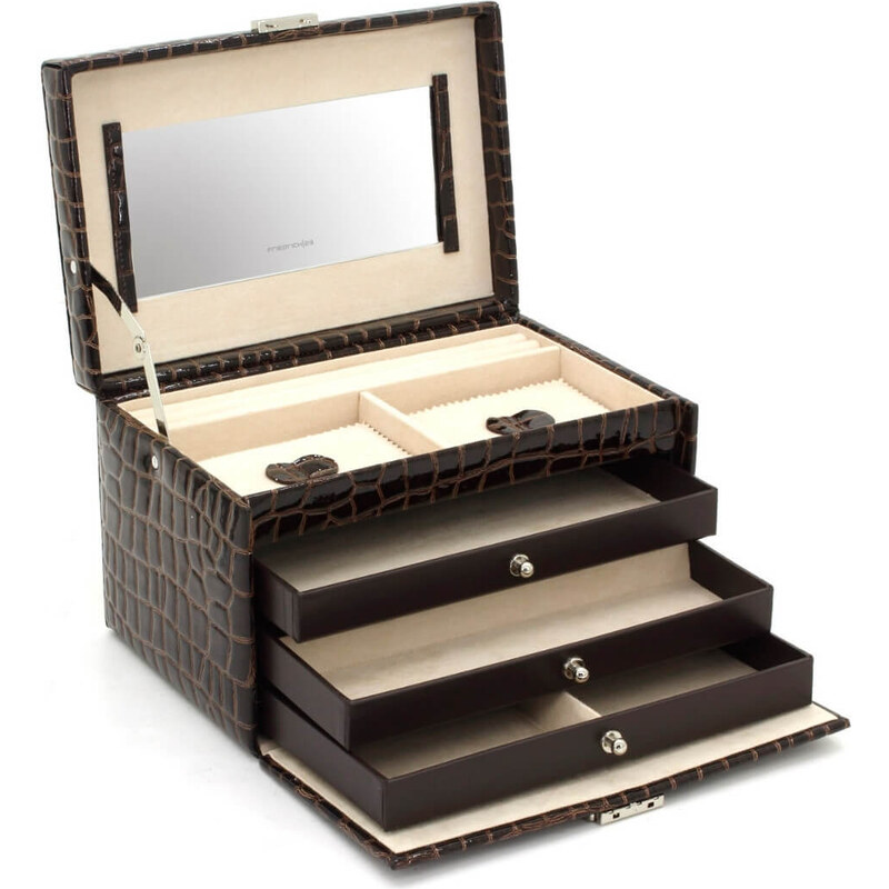 Friedrich Lederwaren Šperkovnica hnedá / béžová Jolie 23254-34 66588533