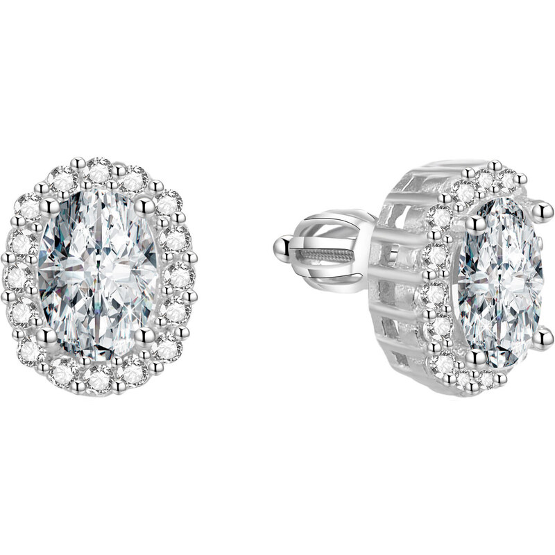 Beneto Trblietavé strieborné náušnice AGUP1501S 66593919