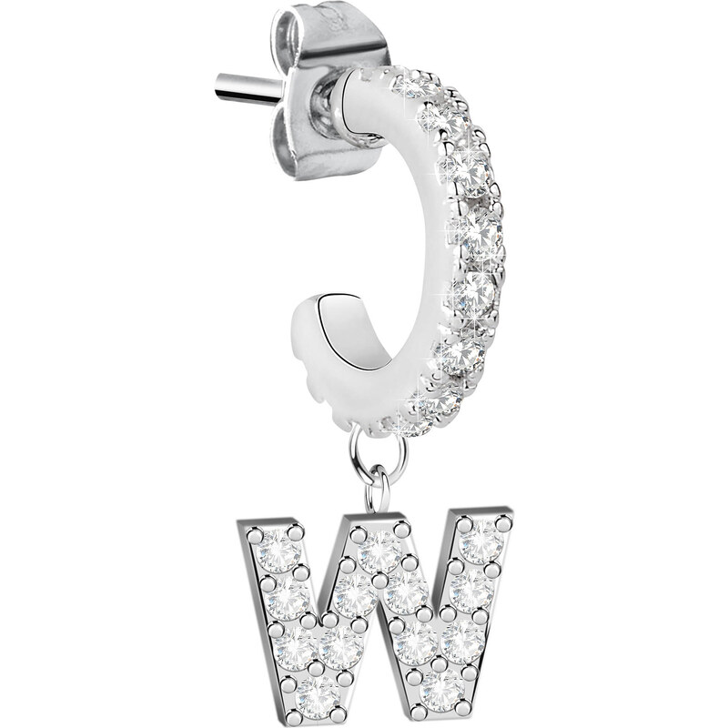 La Petite Story Single náušnica „W“ LPS02ARQ83 66591124