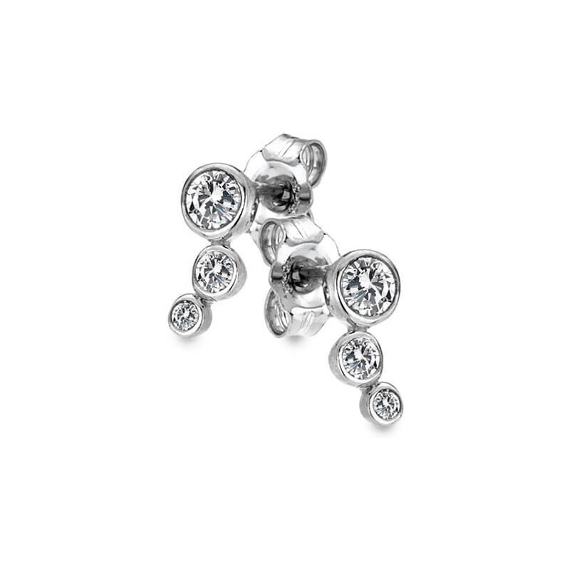 Hot Diamonds Strieborné náušnice s diamantmi Tender DE640 66578272