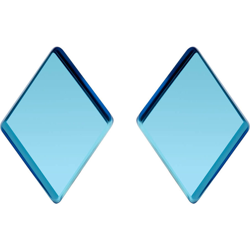 Preciosa Oceľové náušnice fragmentom s modrým krištáľu 7375 67 66581747