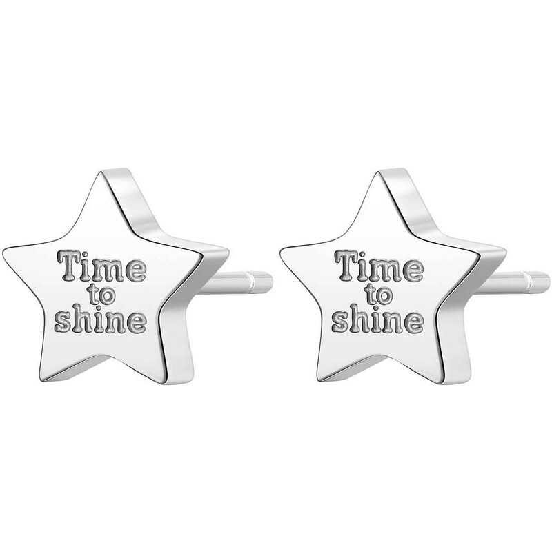 SAgapõ Oceľové náušnice hviezdy CLICK SCK36 66589023