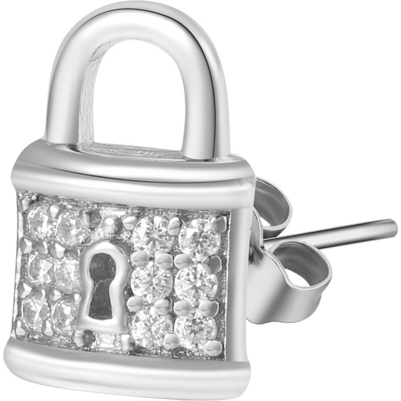 Rosato Strieborná náušnica Zámok Storie RZO027R 66588341