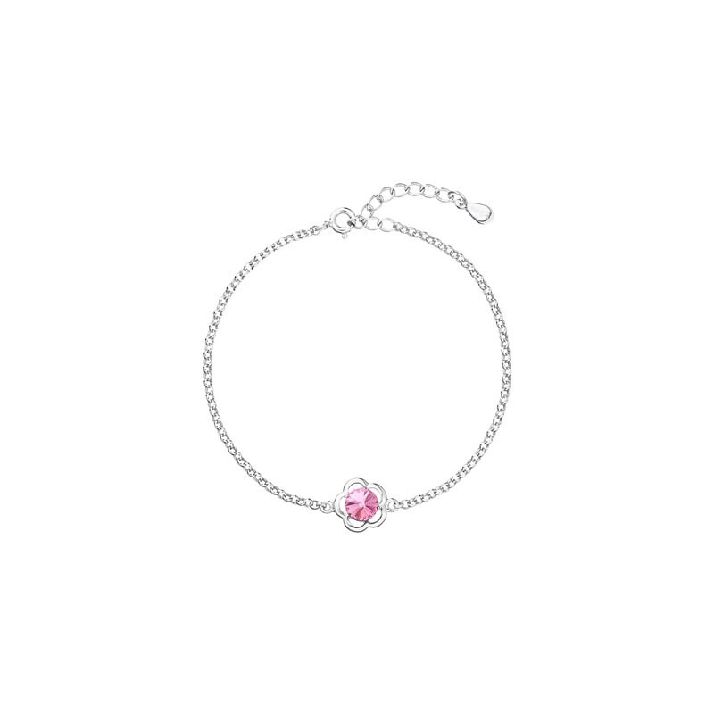 Evolution Group Strieborný náramok s kryštálom Swarovski 33117.3 Rose 66594312