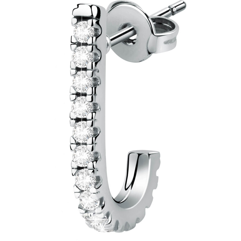 La Petite Story Single polkruhová náušnica s kryštálikmi LPS02ARQ150 66591664