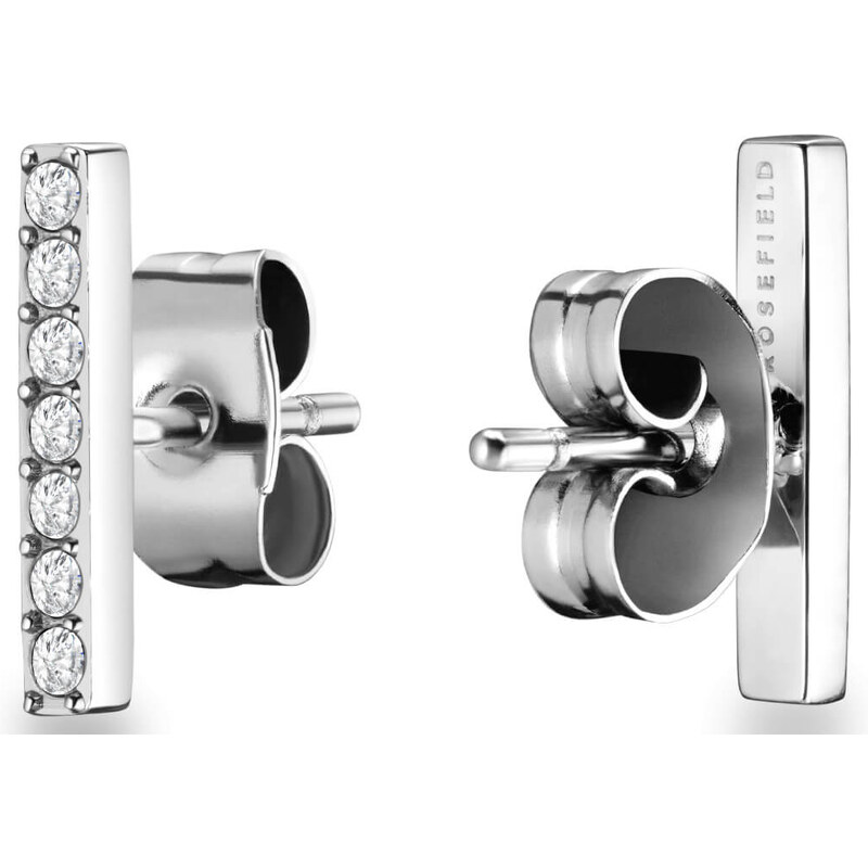 Rosefield Oceľové náušnice s kryštálmi Swarovski Toccombo JTSBS-J420 66586550