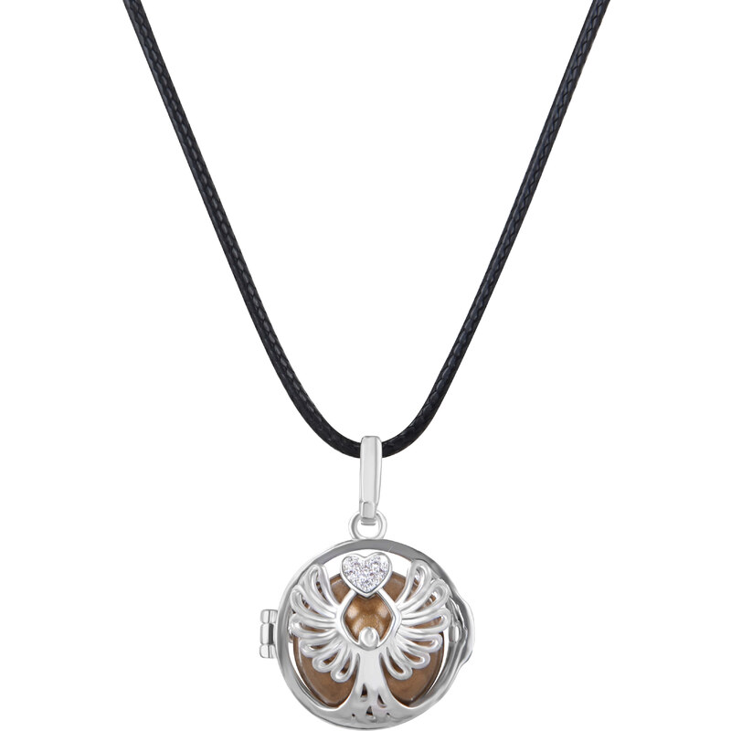 MUMMY BELL Dámsky náhrdelník hnedá rolnička Posolstvo K10PH18 66585983