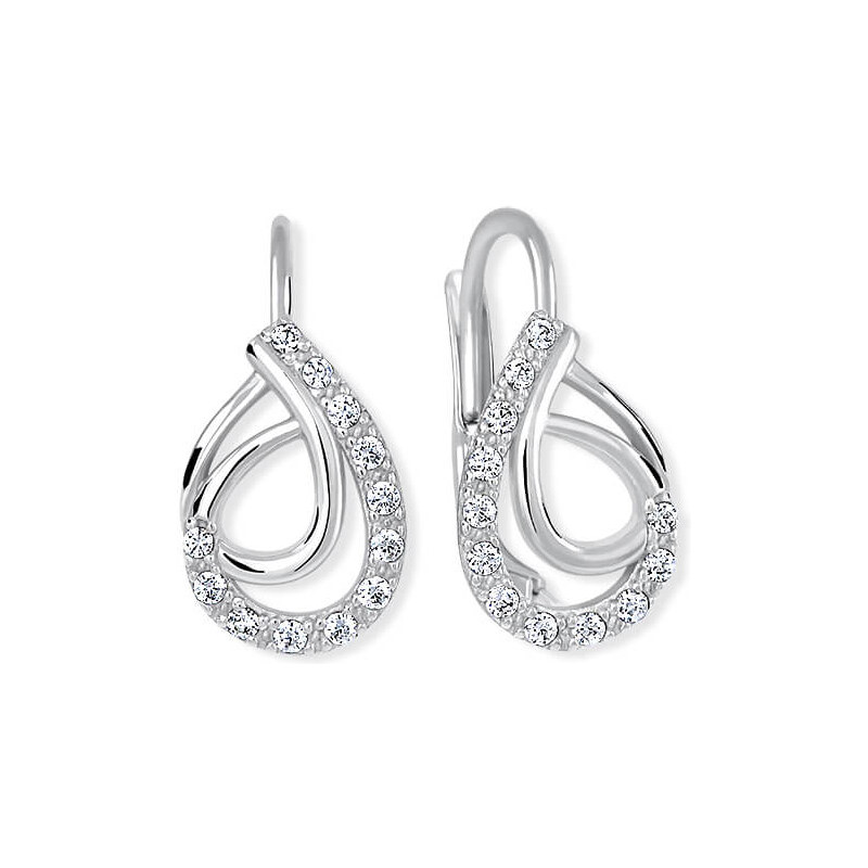 Soliter Náušnice z bieleho zlata s kryštálmi 239 001 01065 07 66590354