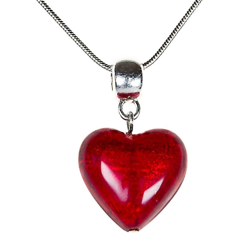 Lampglas Romantický náhrdelník Pure Love s perlou Lampglas s 24 66579632