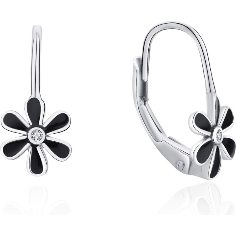 MOISS Nežné strieborné náušnice Kytičky E0000156 67196188