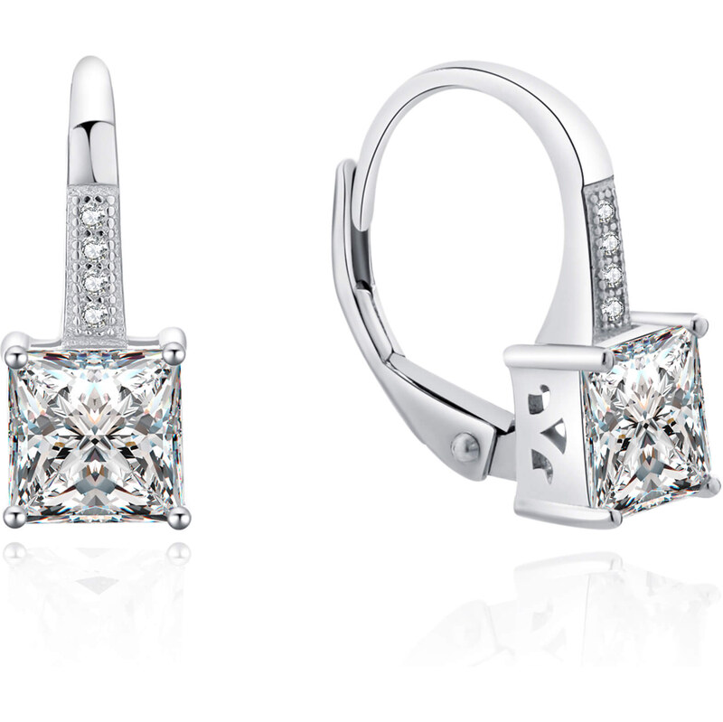 MOISS Originálne strieborné náušnice s čírymi zirkónmi E0000665 66583029