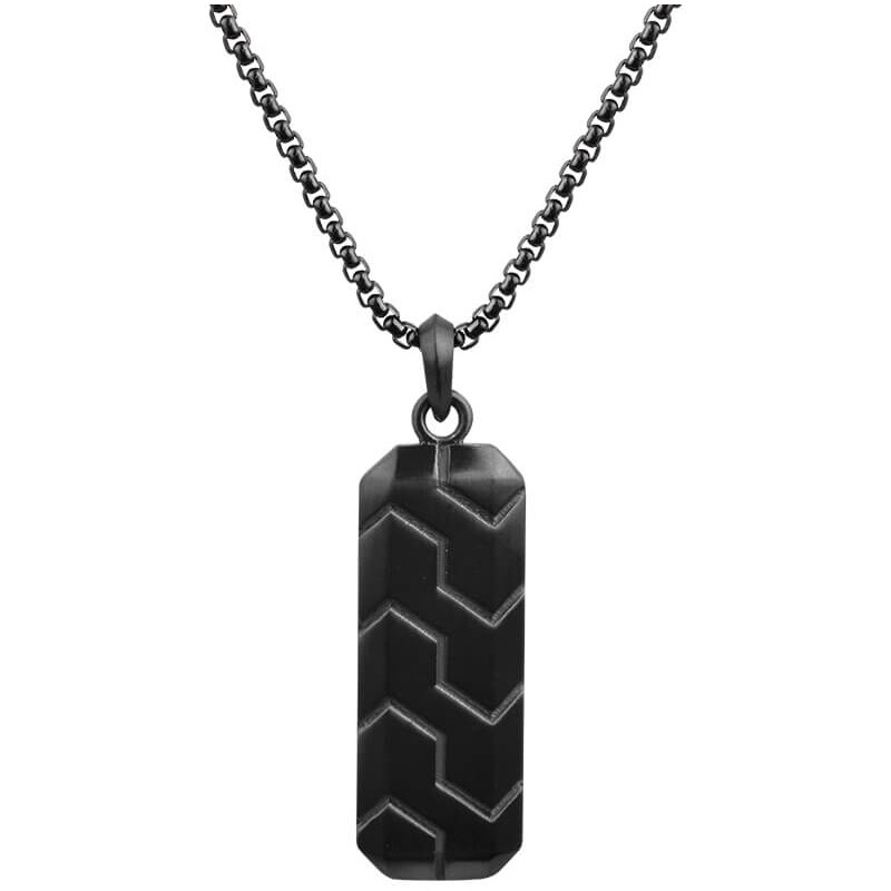 Troli Čierny náhrdelník s podlhovastým príveskom VNP0106B 66855260