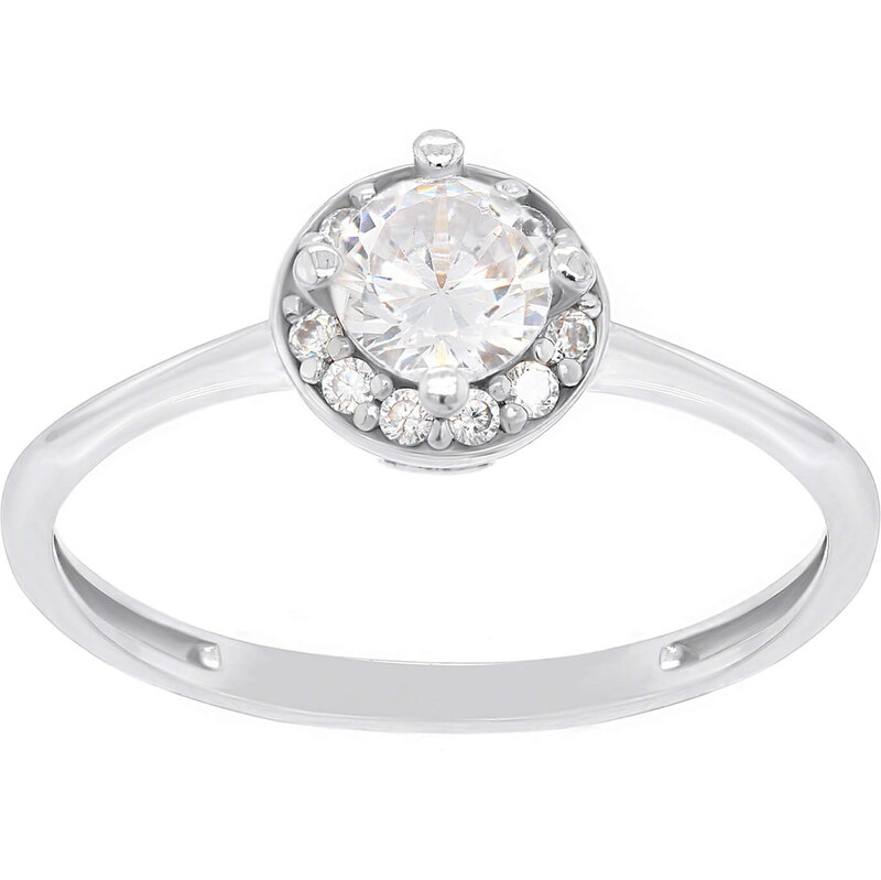 Brilio Silver Strieborný zásnubný prsteň GR003W 52 mm 66581859