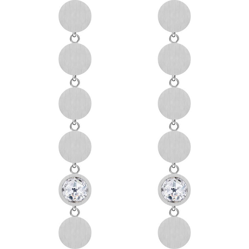 Preciosa Dlhé oceľové náušnice Essential s kubickou zirkónia 7434 00 66581814